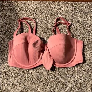 Pink bathing suit, never been worn, tags are off.